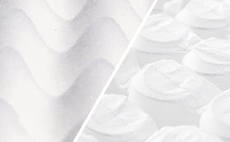 image of memory foam vs innerspring mattress