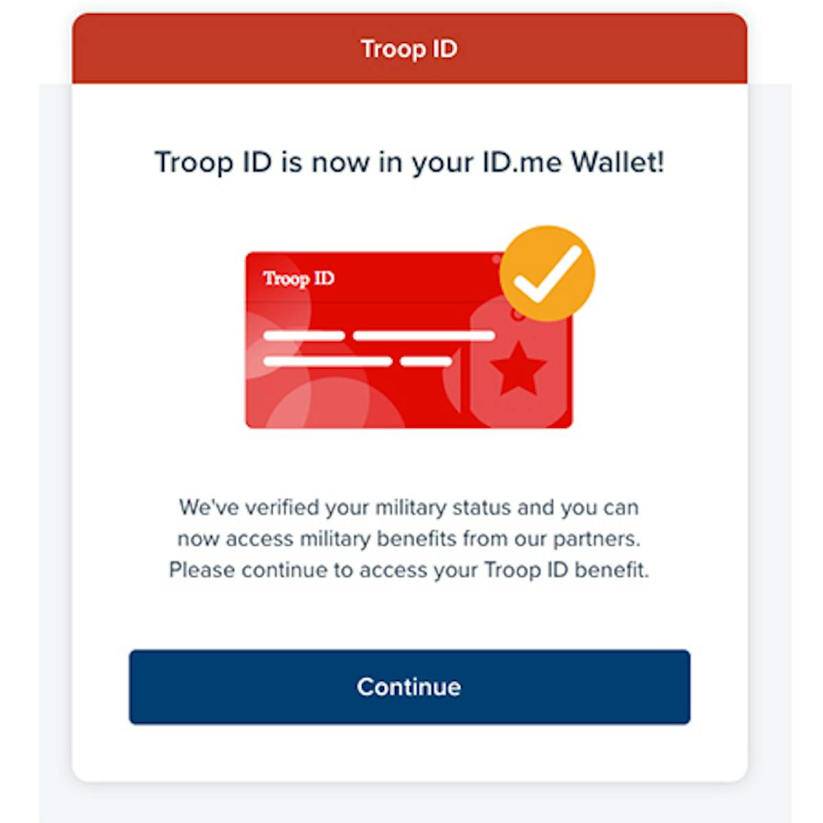 id.me military discount verification