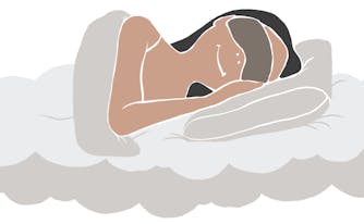 how to cure insomnia - image of woman in bed
