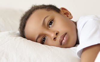 image of child with sleep disorder