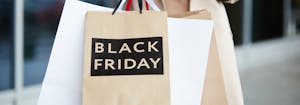 black friday mattress sales - image of shopping bags