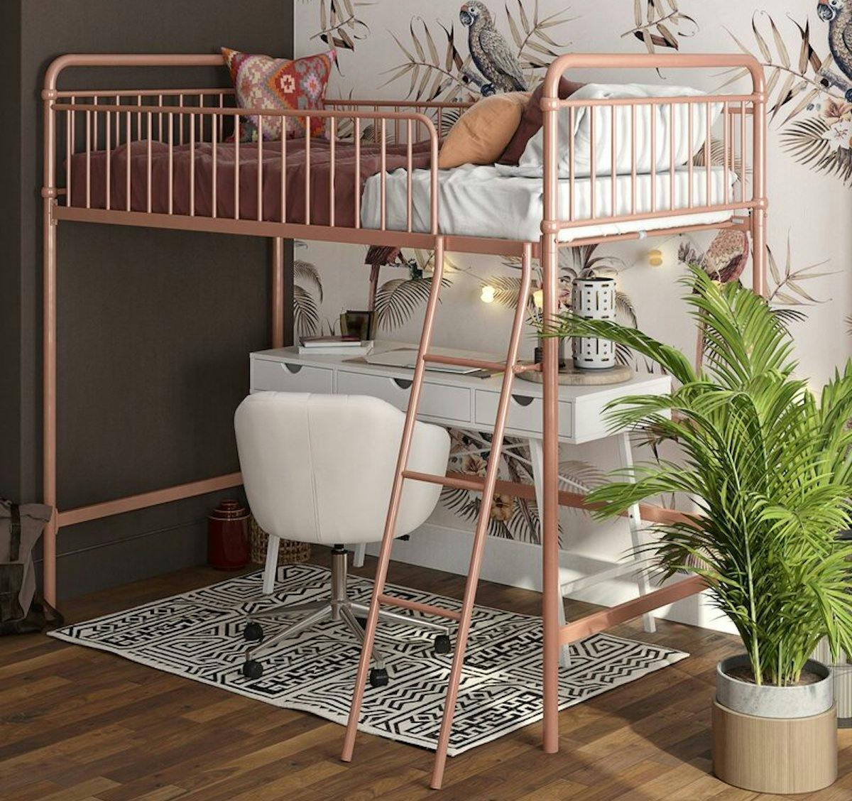 wayfair loft bunk bed frame