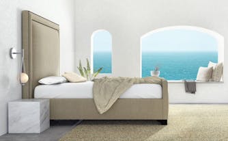 saatva upholstered bed frame