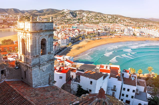 View of Valencia, Spain coastline