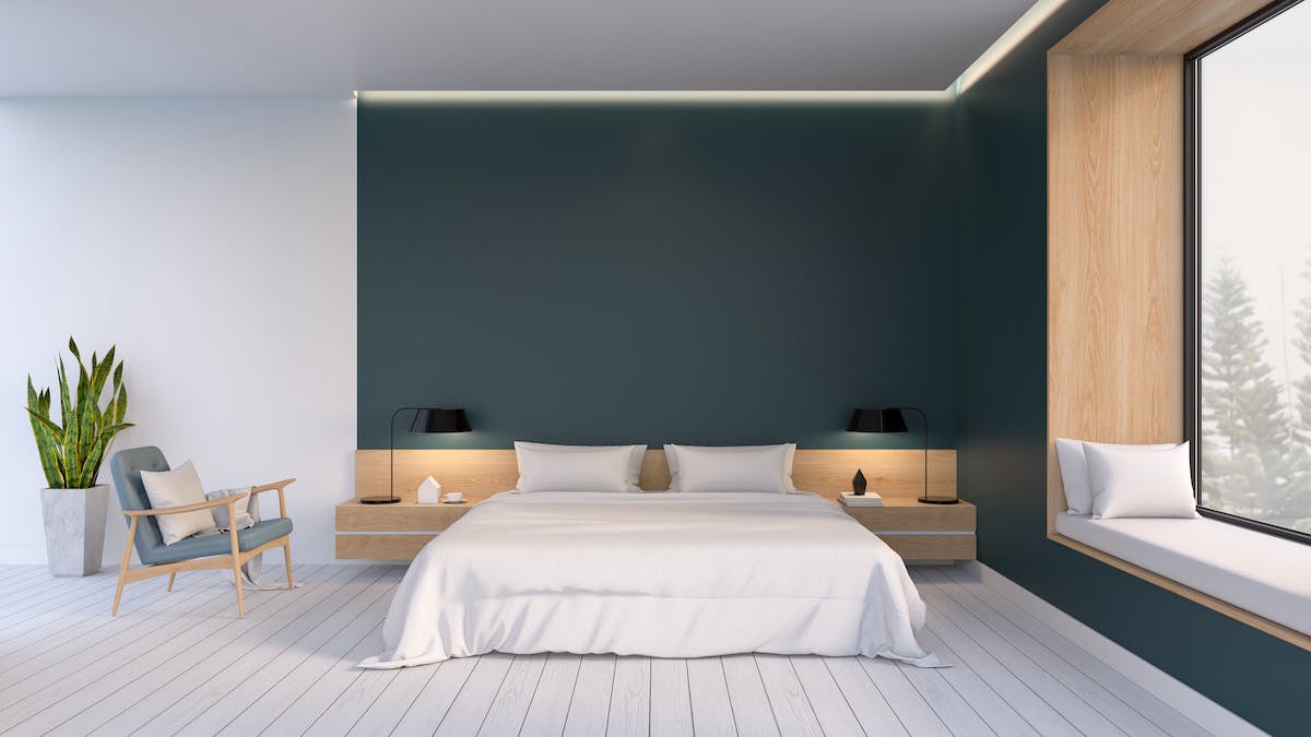 scandinavian minimalism bedroom style