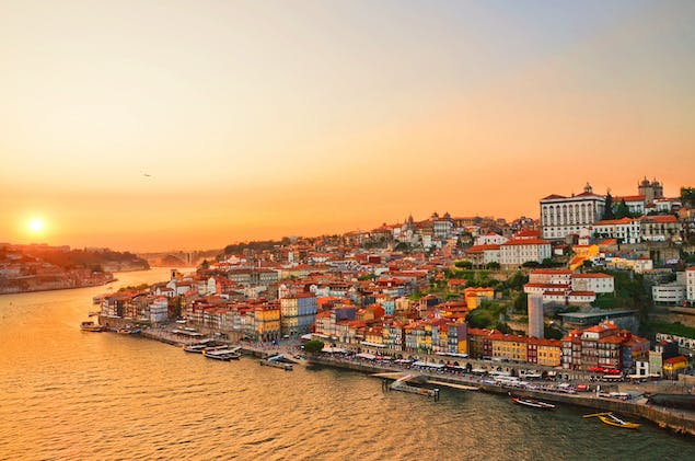 coastal city of porto, portugal