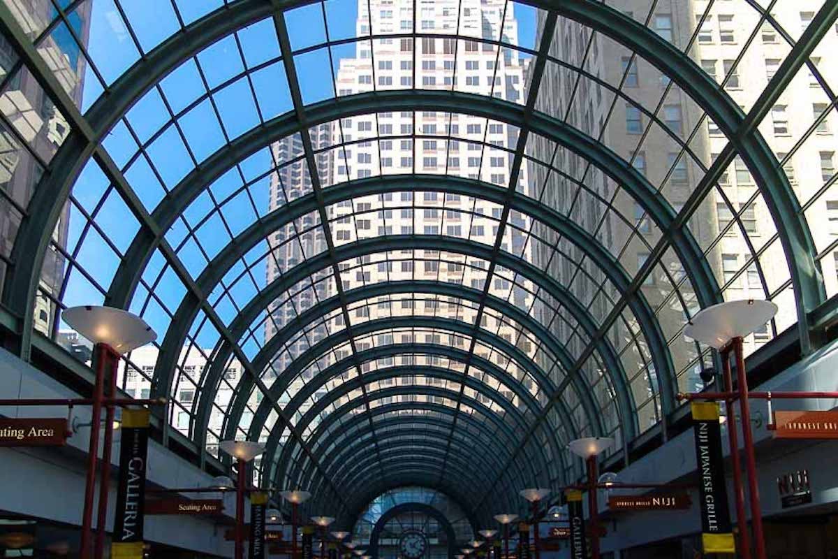 the crocker galleria in union square, san francisco