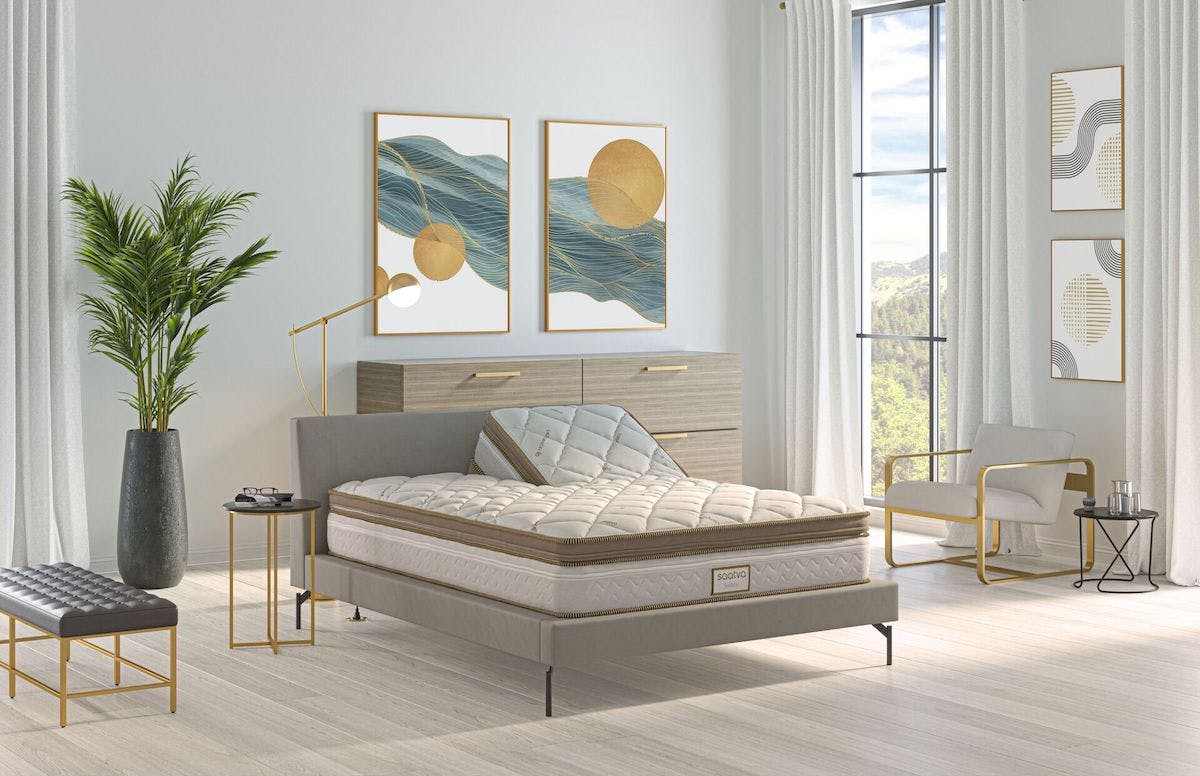 saatva solaire adjustable firmness mattress