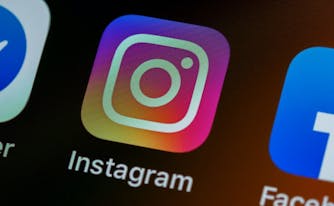 instagram icon on phone