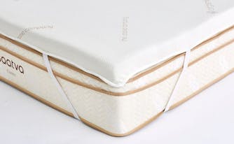 image of mattress topper to help mattress feel softer