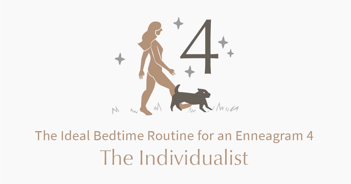 person who is an enneagram type 4 walking dog