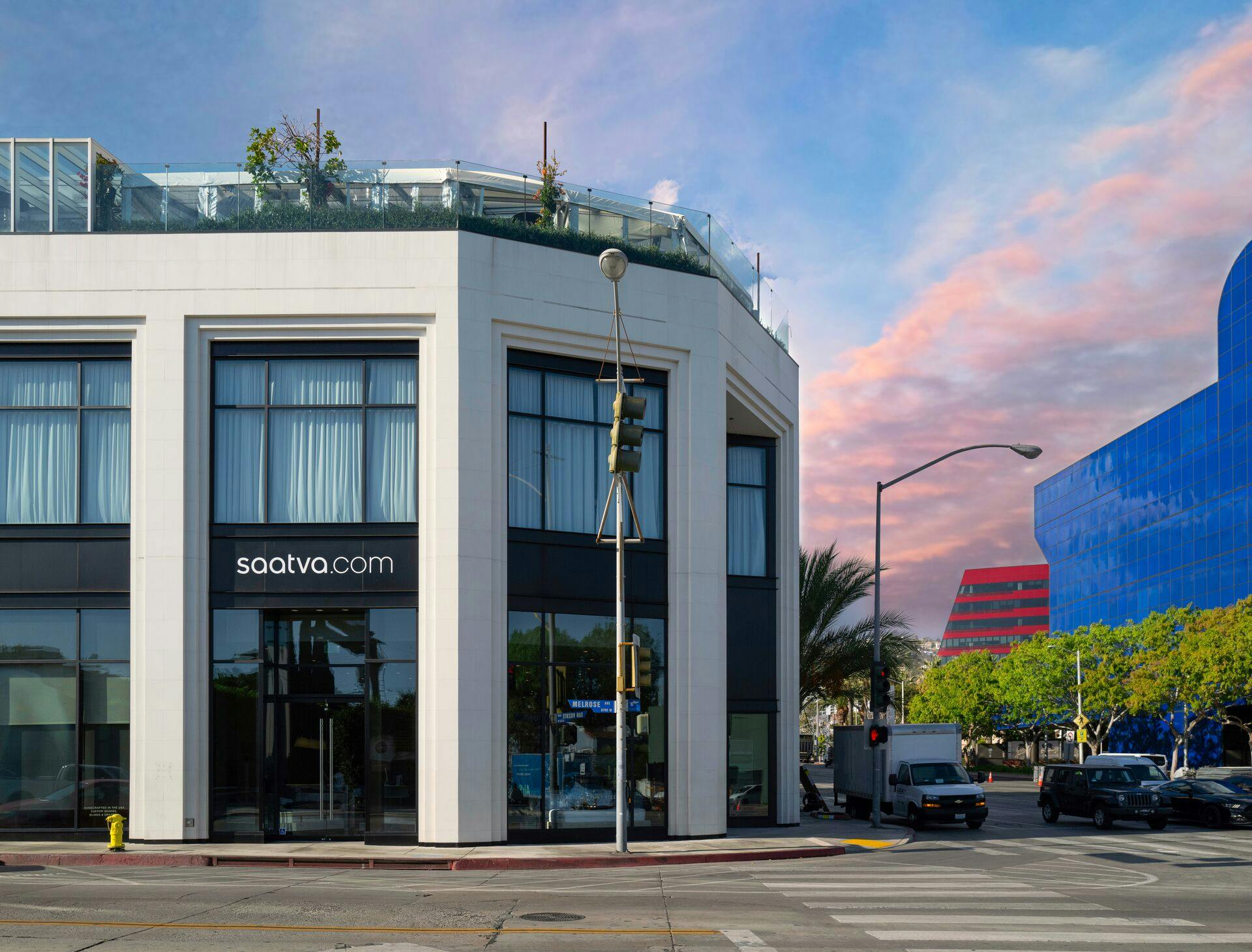 The Saatva Los Angeles Storefront