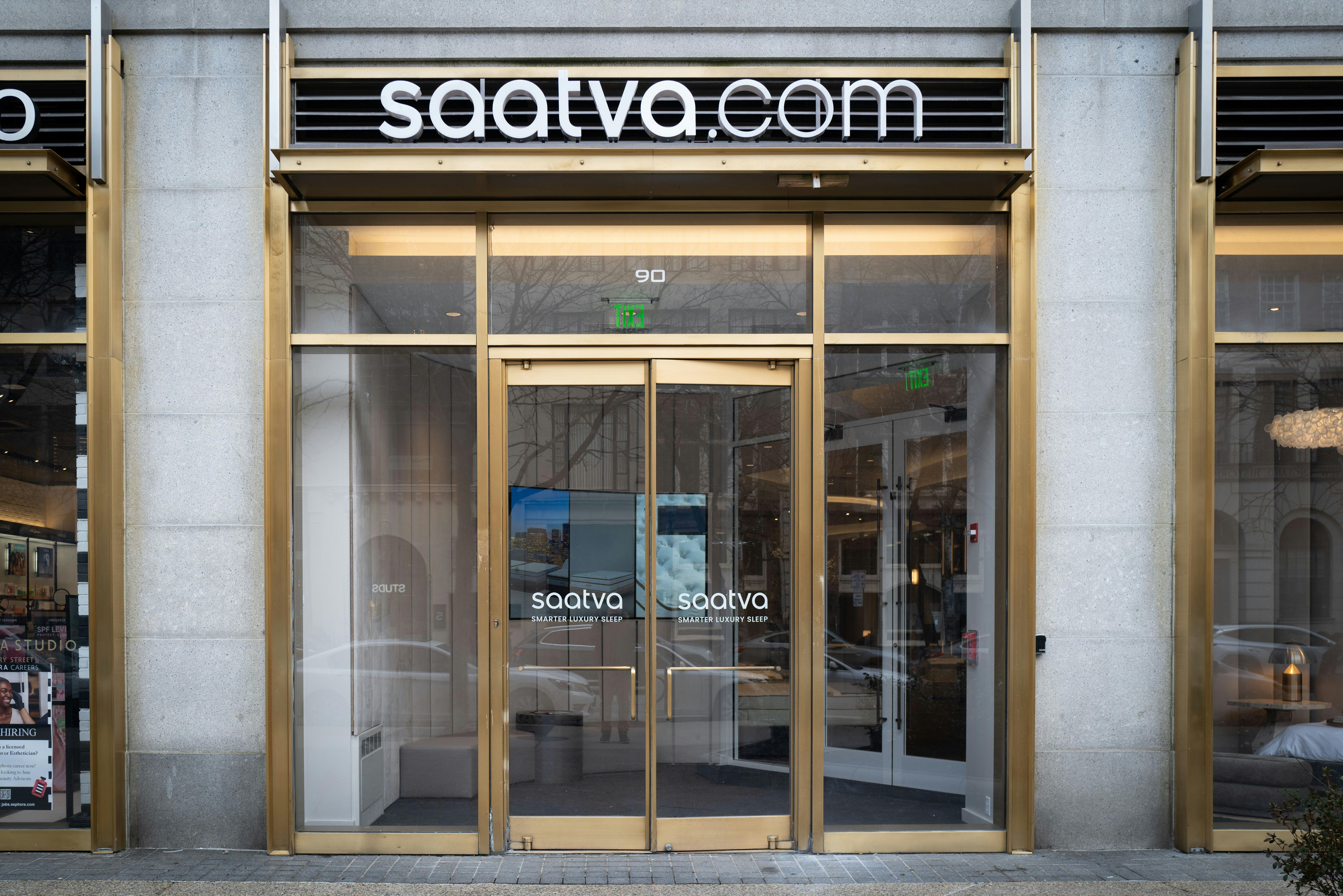 The Saatva Boston Viewing Room Storefront