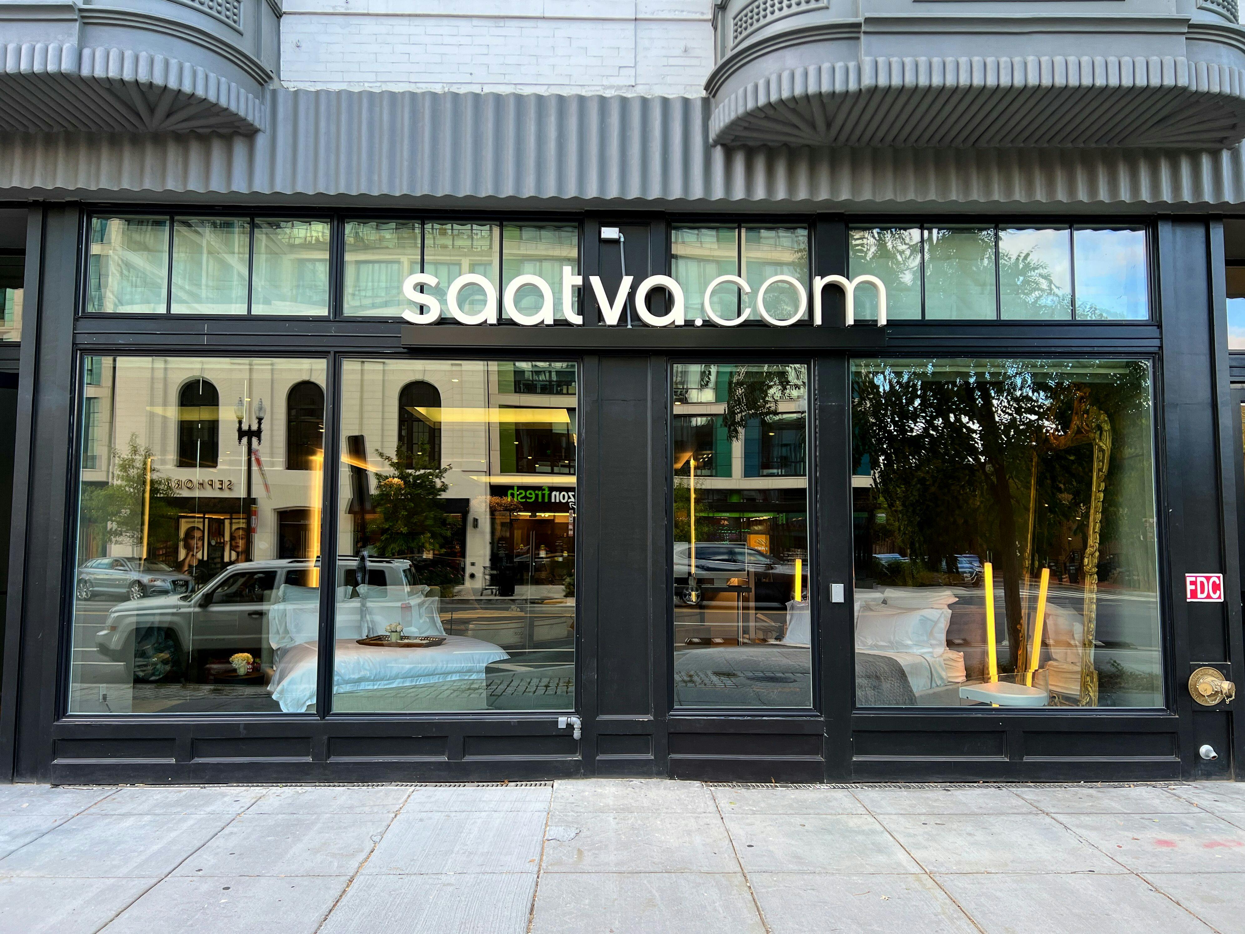 The Saatva Washington D.C. Viewing Room Storefront