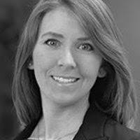 Black and white headshot of Maureen Cawley, Senior Vice-President, People, Saatva