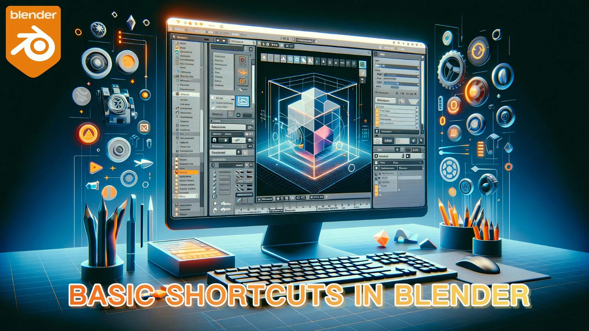 Basic Shortcuts in Blender | Sabbirz