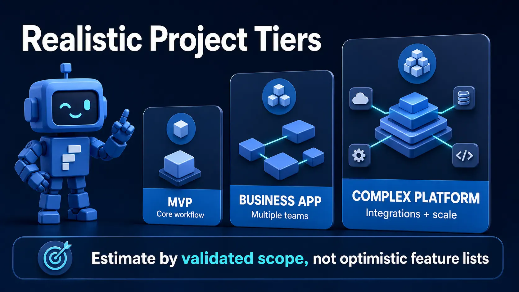 Frappe project tiers from MVP to complex platform