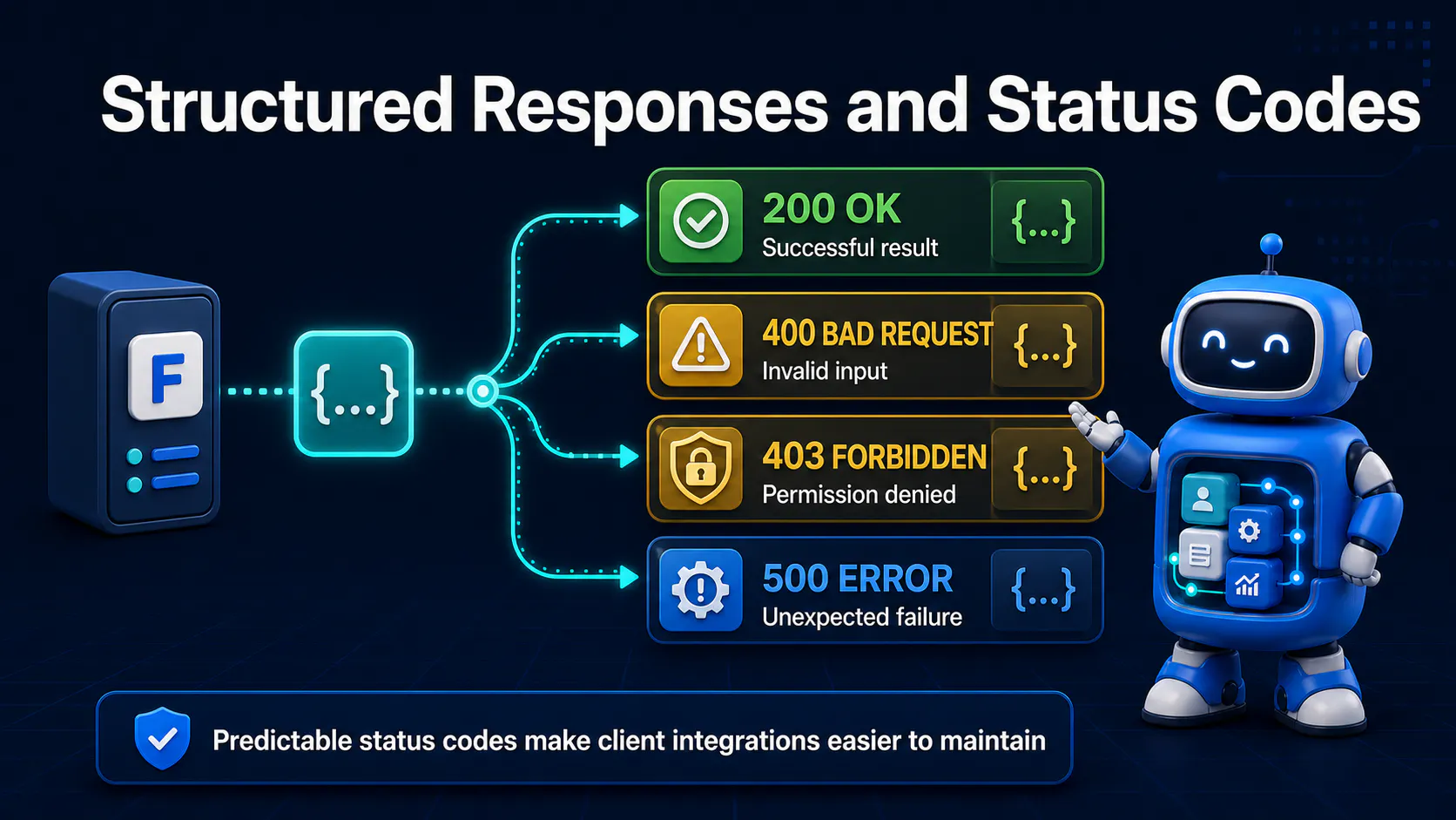 Structured JSON responses and HTTP status codes from a Frappe API endpoint
