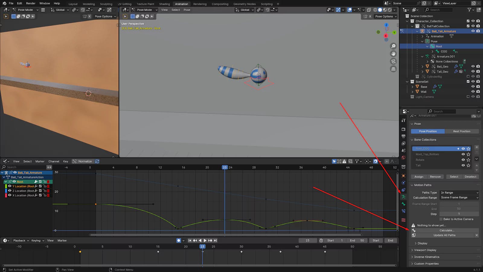 Calculate Motion Path