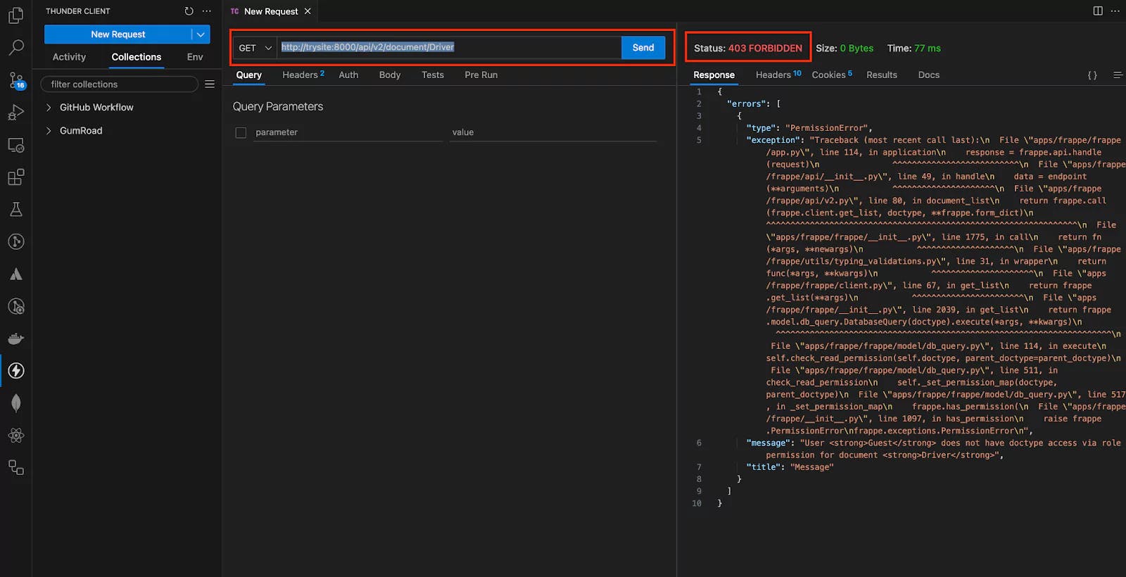 frappe-first-request-to-frappe-endpoint