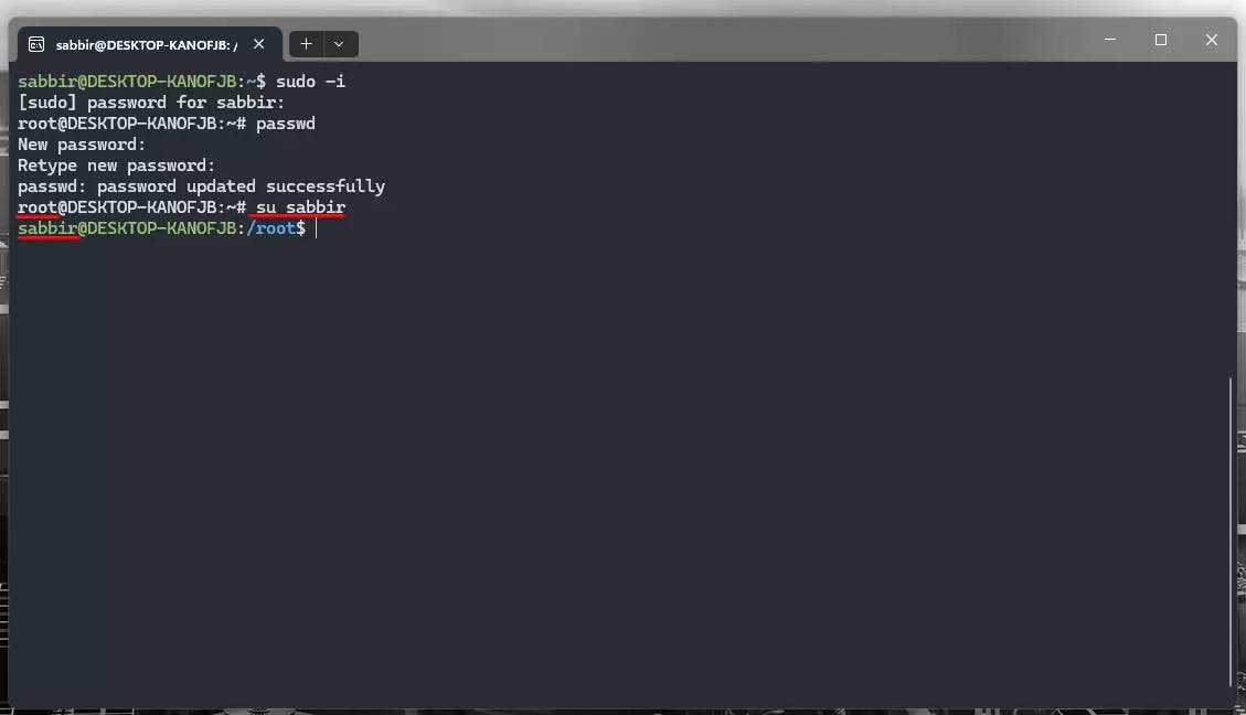 switch-user-from-root-to-regular-user