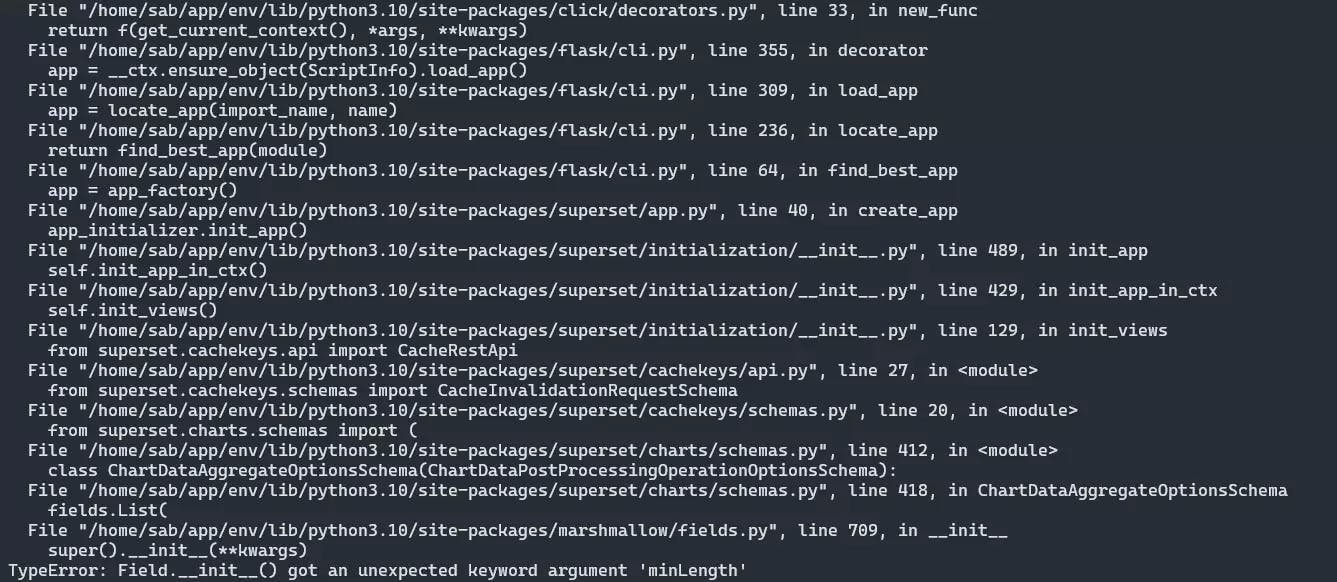 min length error