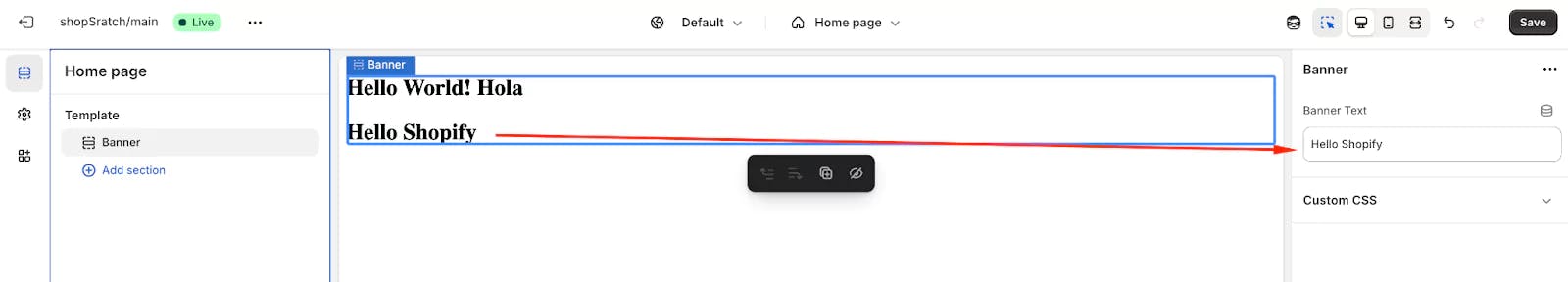 Real-Time Banner Update