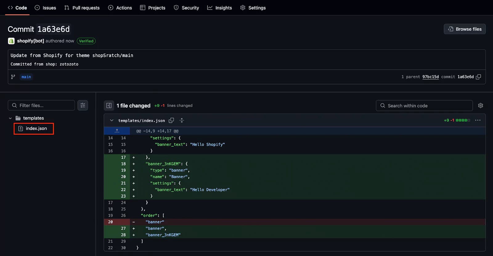 Inspect GitHub Commits
