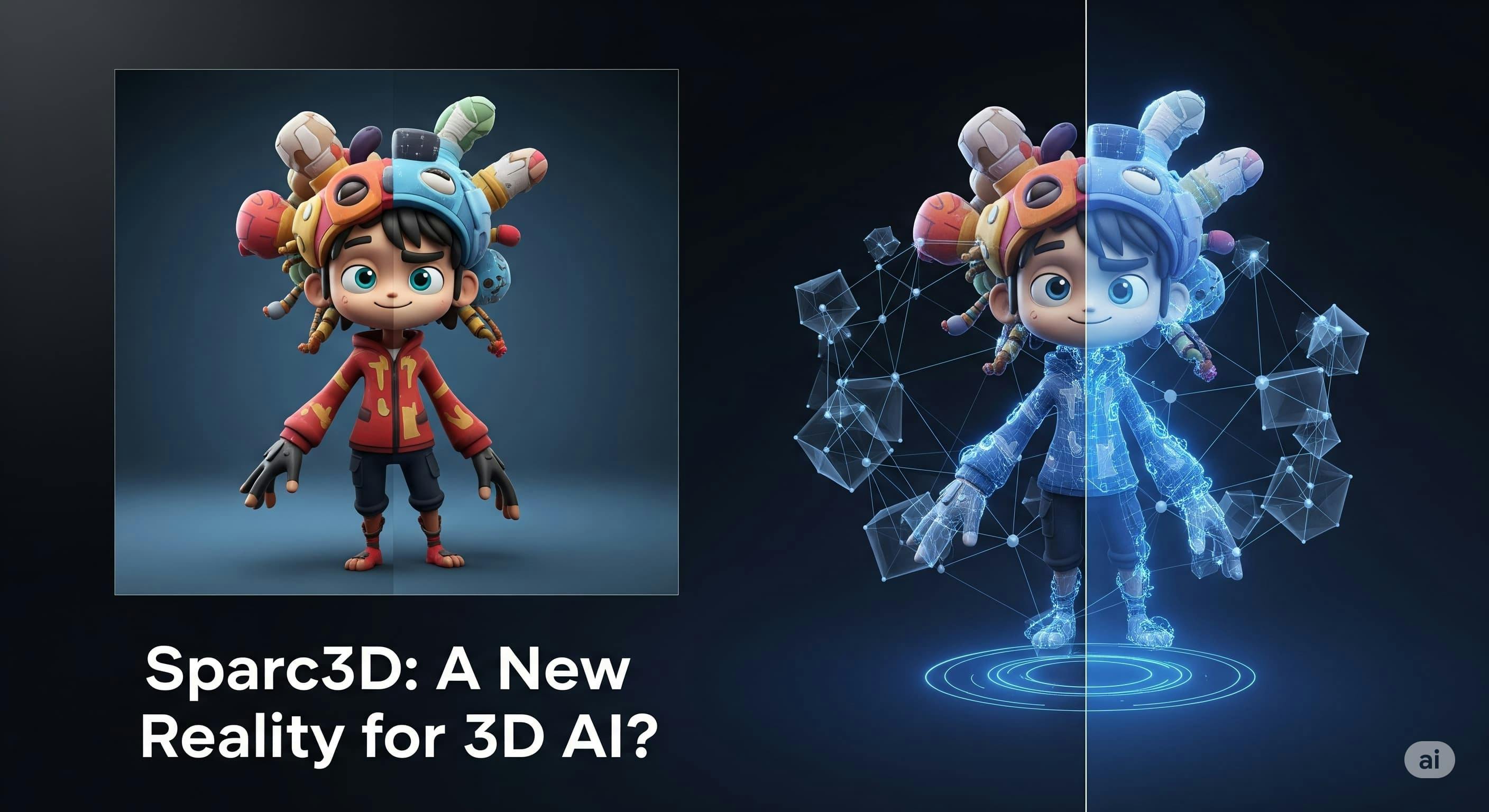 Sparc3d can generate any image to 3d model accurately