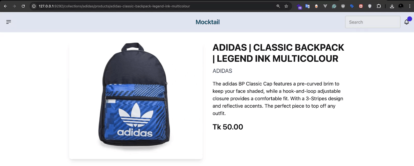 shopify section working on local dev mode
