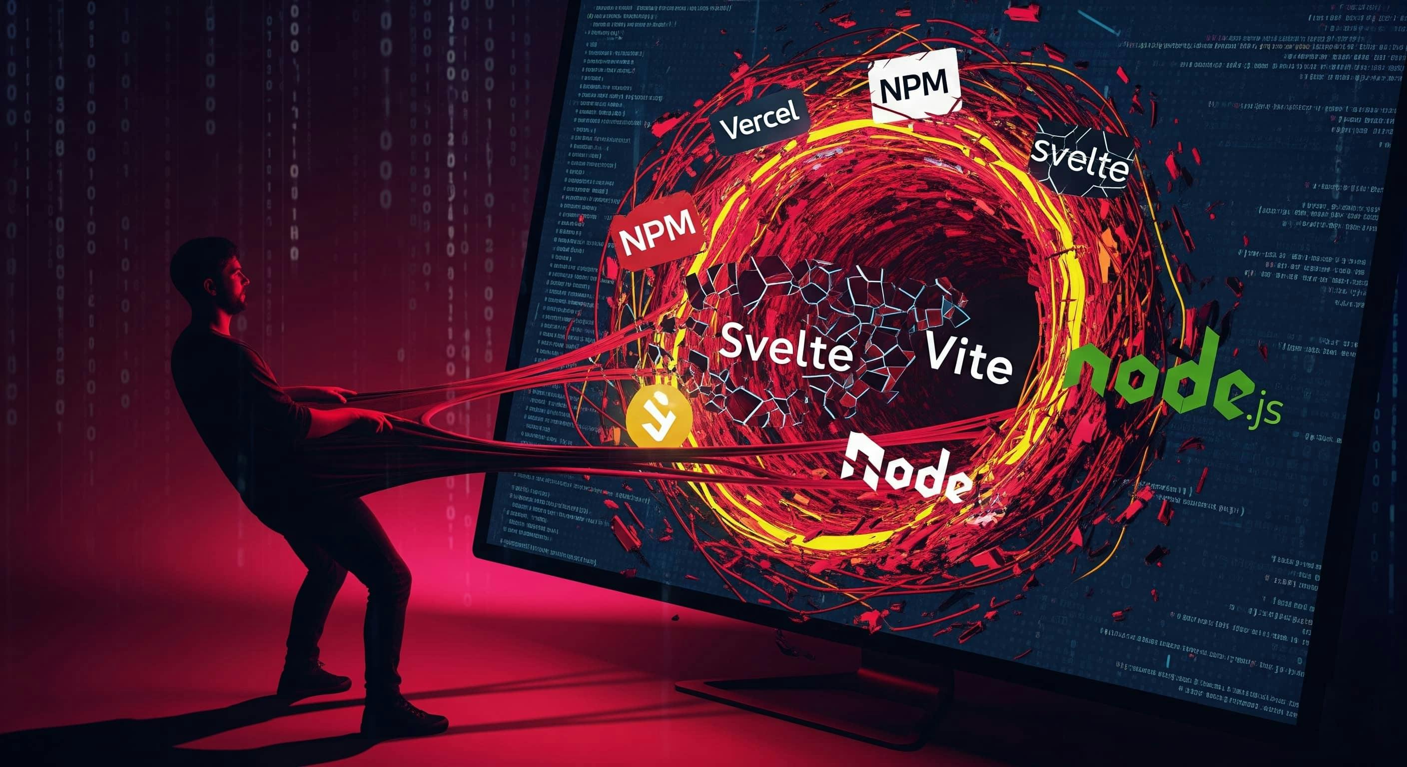 sveltekit node js version update for vercel production deployment