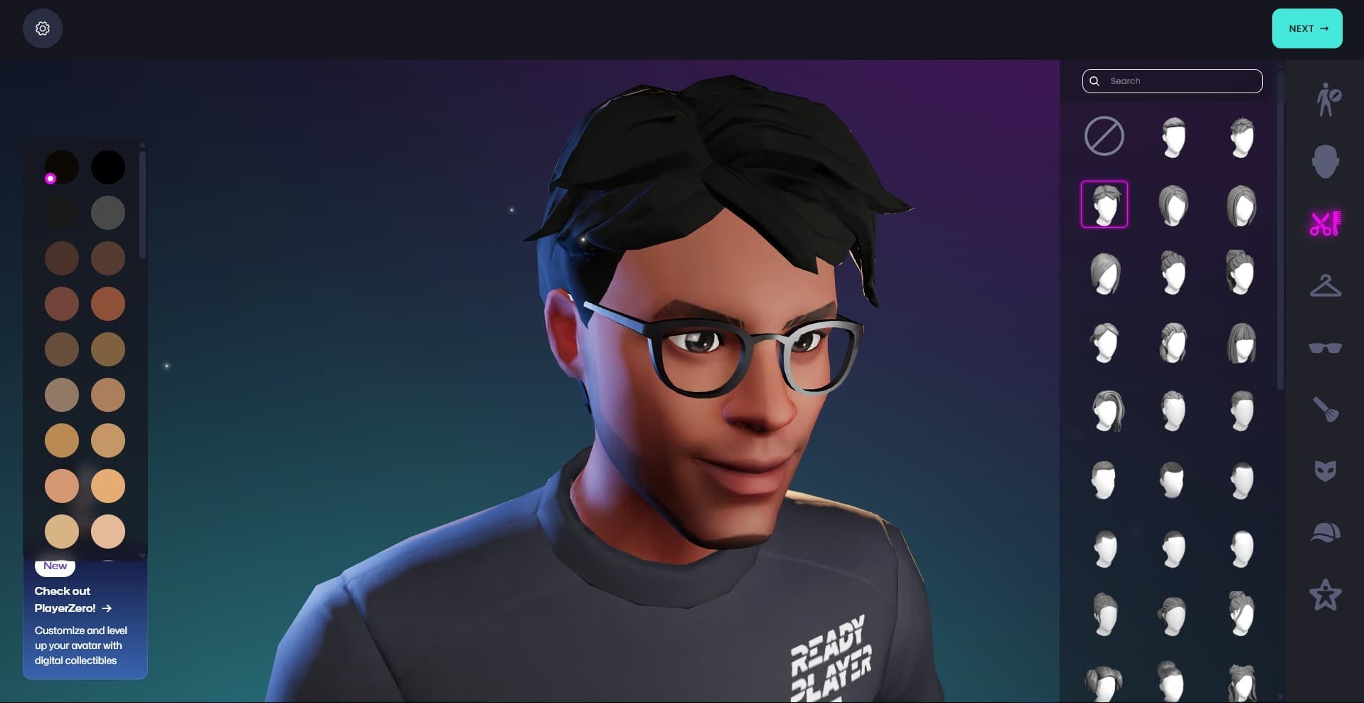 Ready Player Me Character Customization