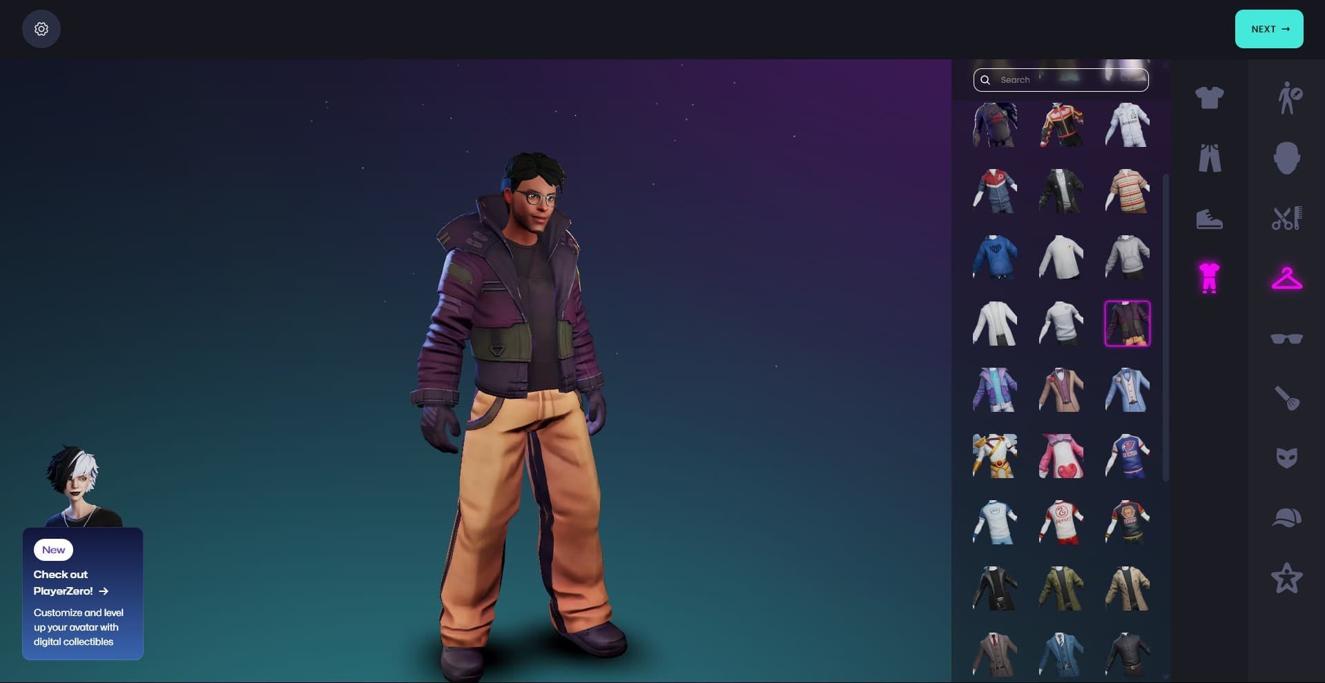 Ready Player Me Character Customization
