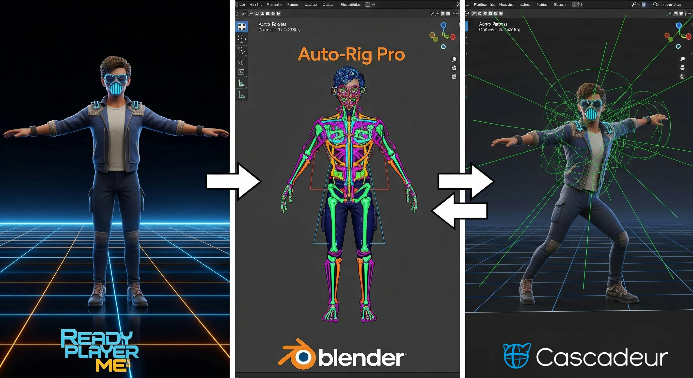 Blender to Cascadeur to Blender