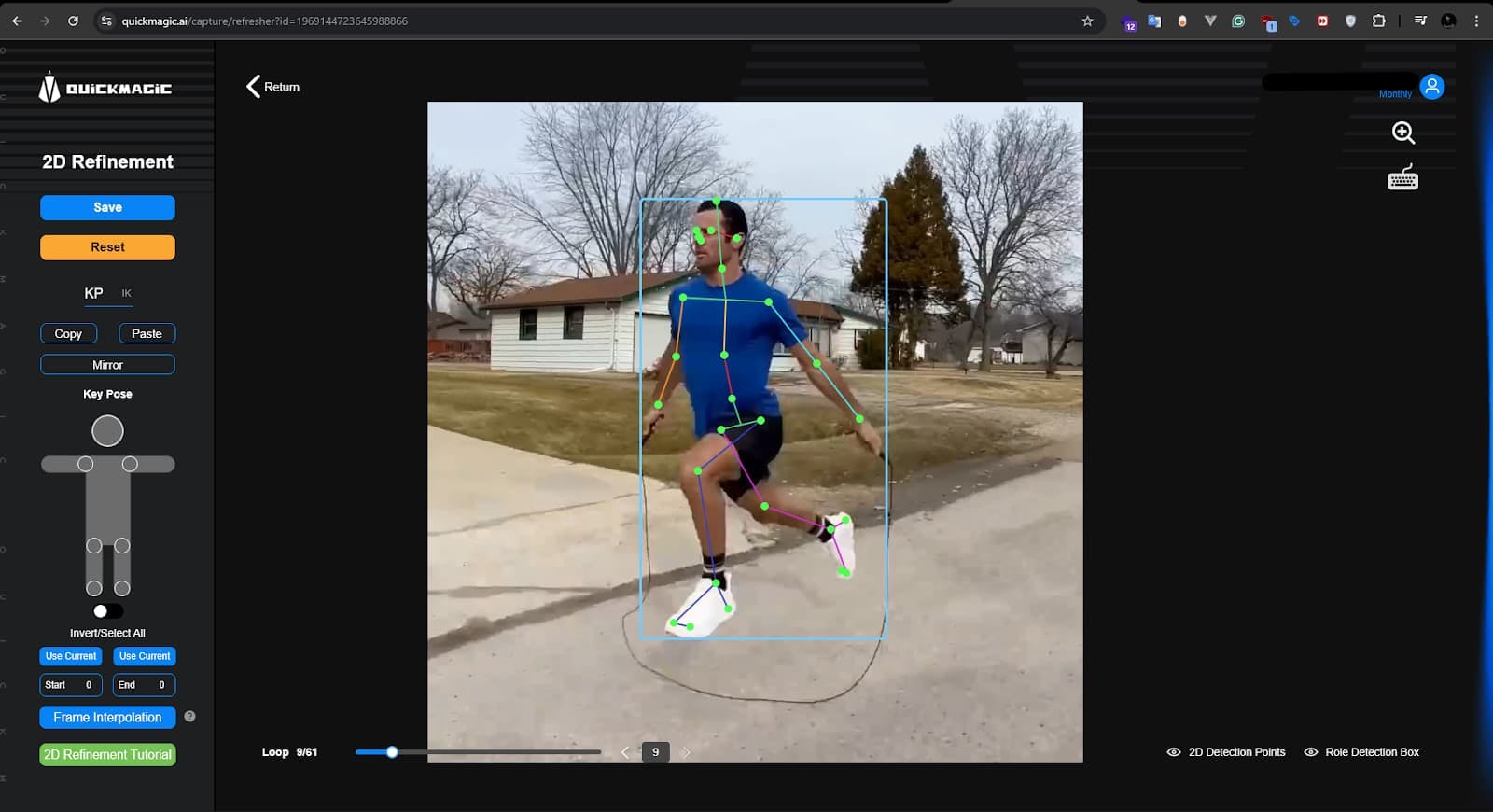 quickmagic ai 2d refinement in action