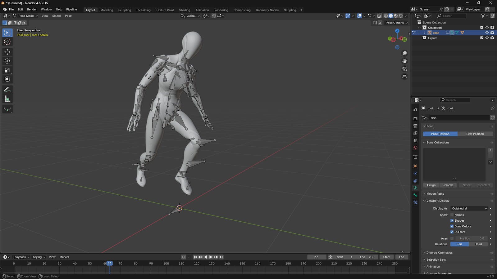 QuickMagic AI downloaded MOCAP in Blender