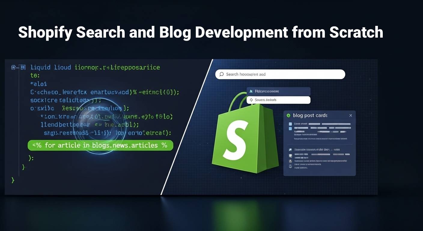 Shopify Theme Development Part 2 – Search & Blog Setup| Sabbirz | Blog