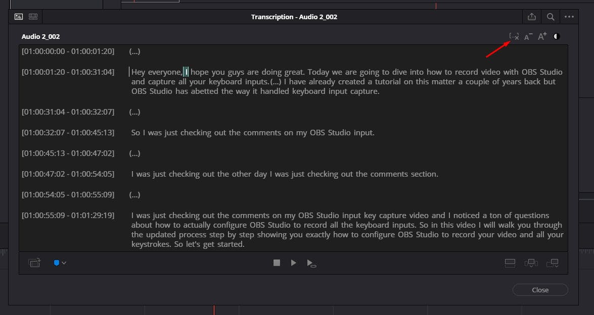 Da Vinci Resolve Auto Remove Silence