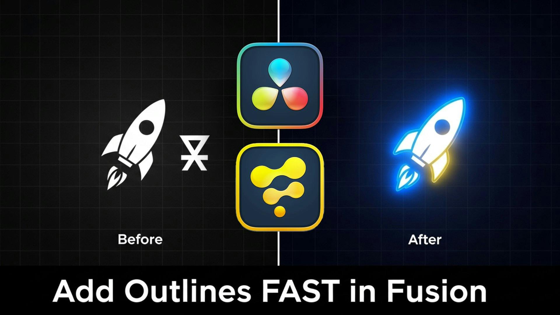 How to Add a Quick Outline in DaVinci Resolve Fusion
