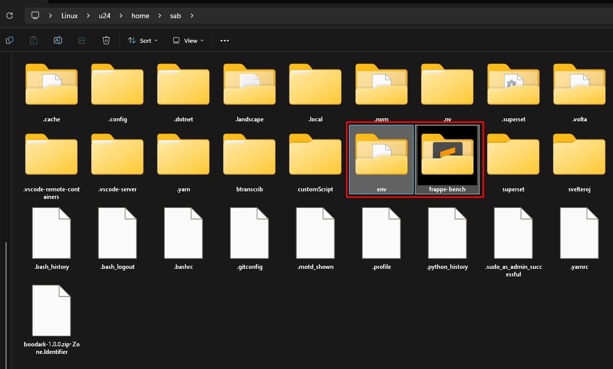 virtual env for installing frappe