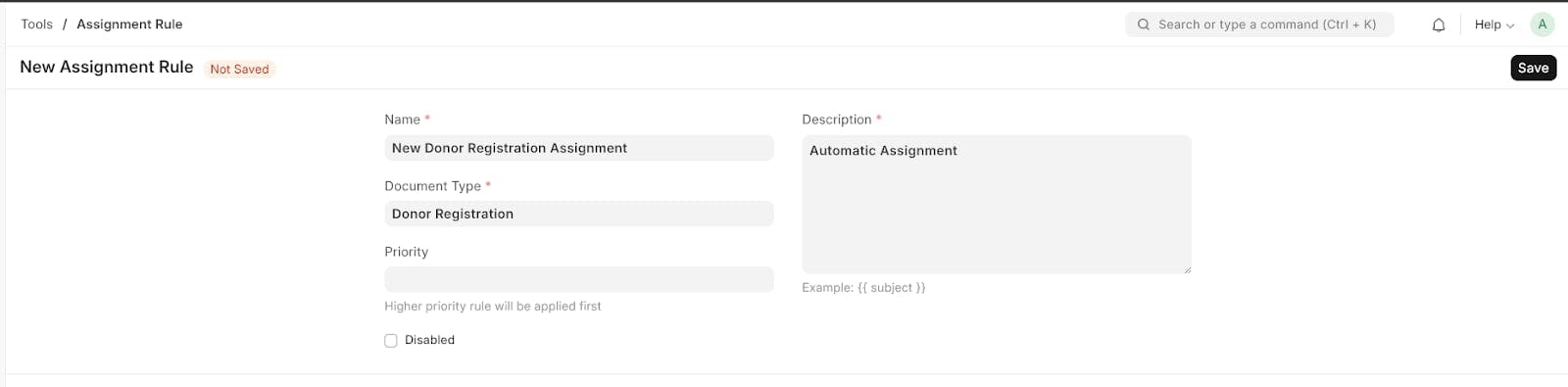 Frappe Assignment Rules Overview