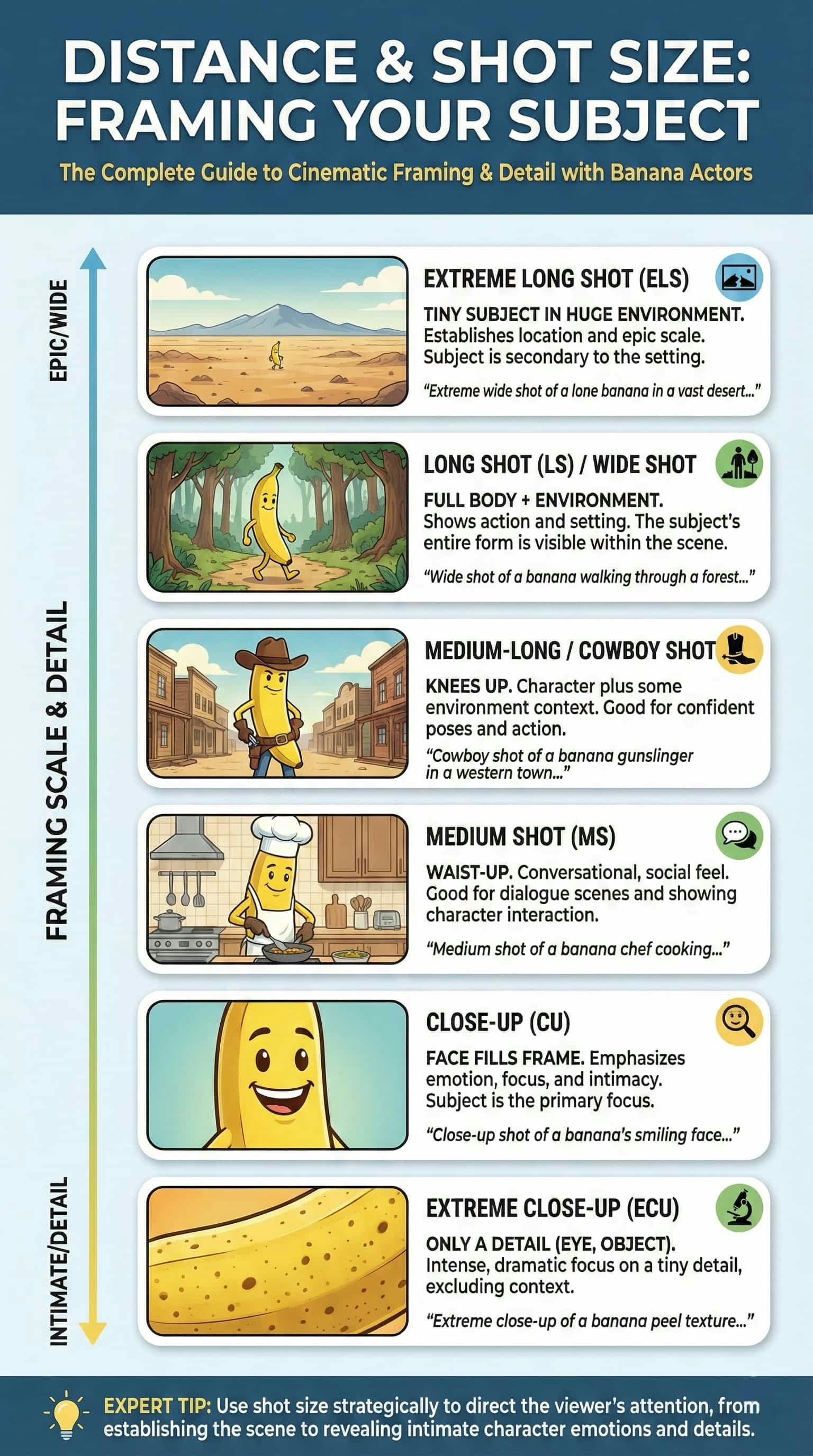 Distance &amp; Shot Size