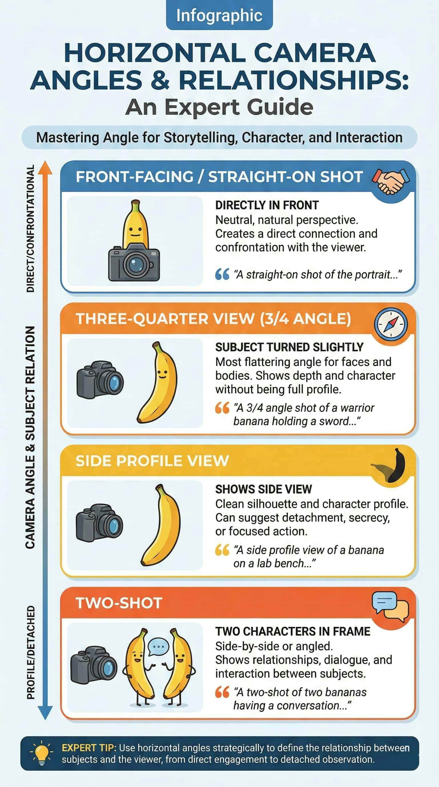 Horizontal Camera Angle &amp; Relationships