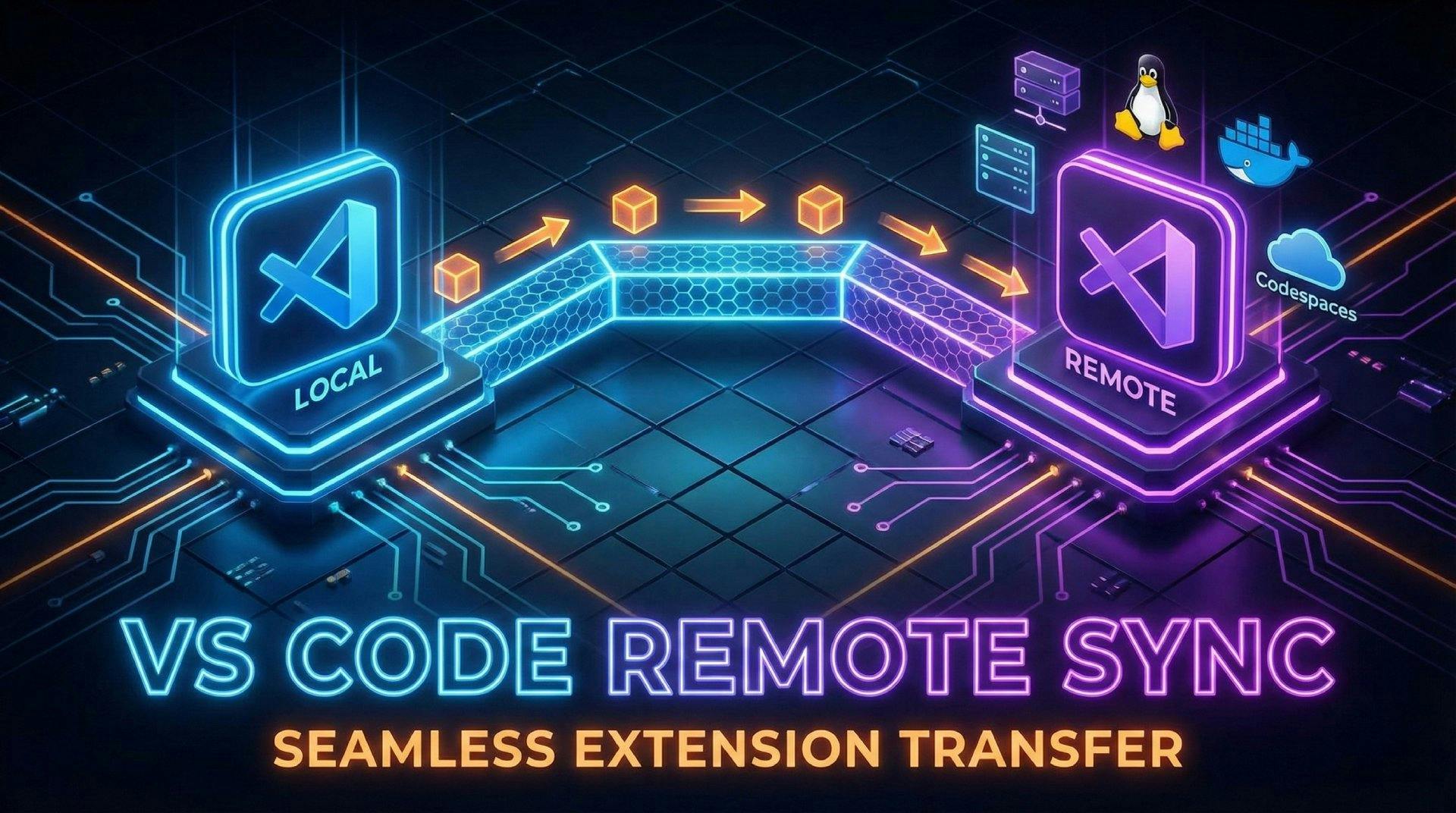 Sync VS Code Extensions in Remote Projects
