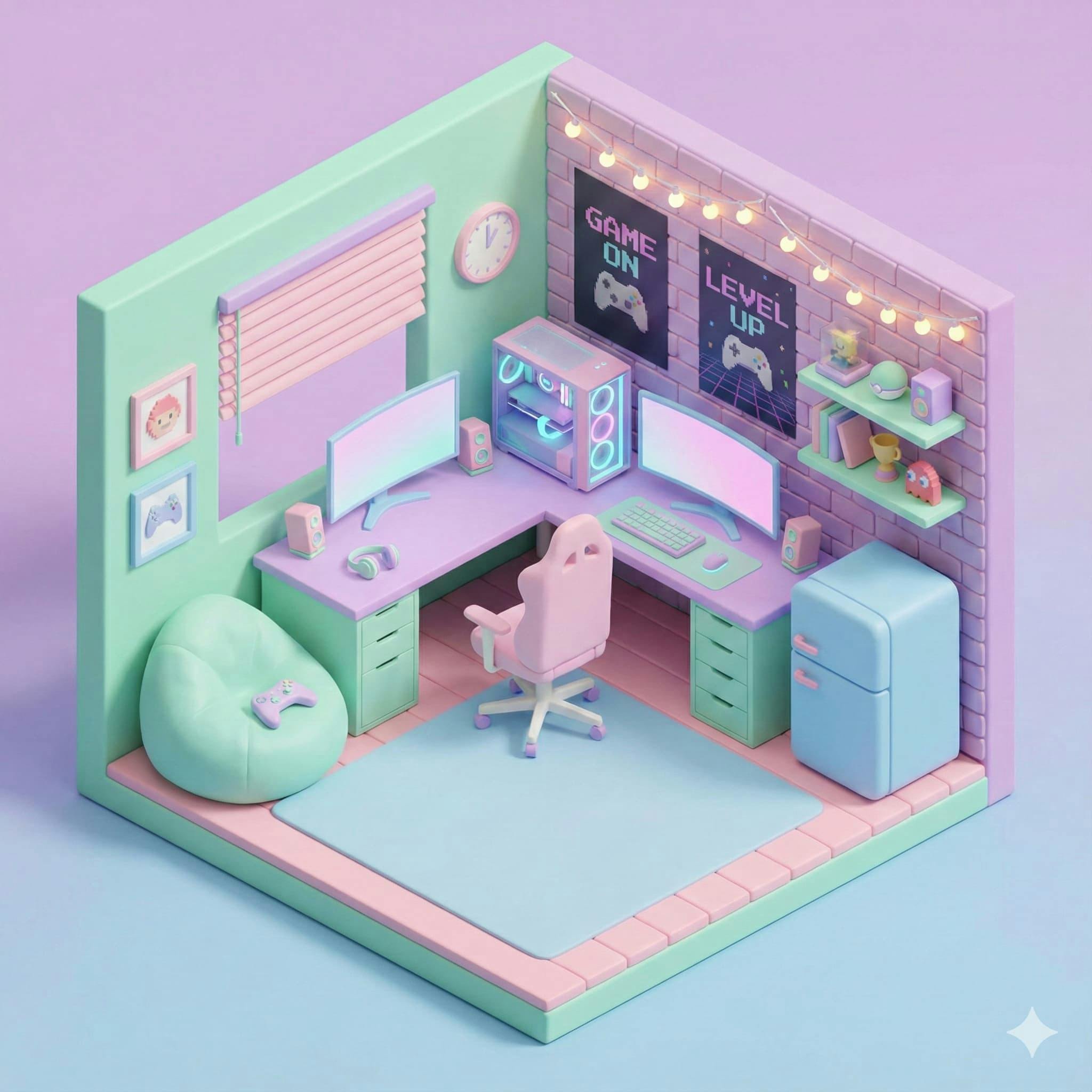 15. The Isometric 3D Room