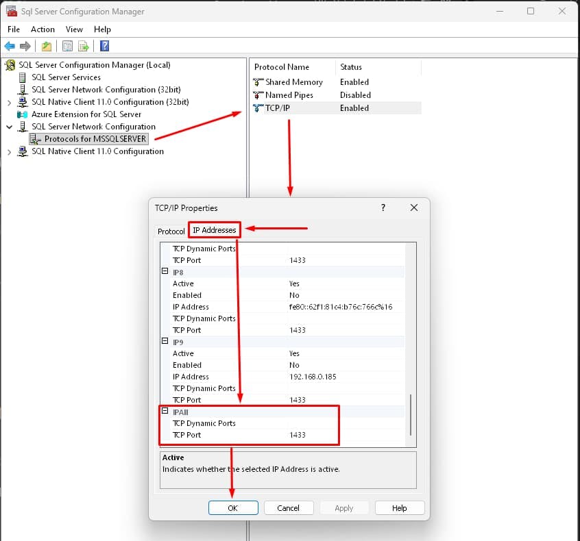 TCP IP Configuration