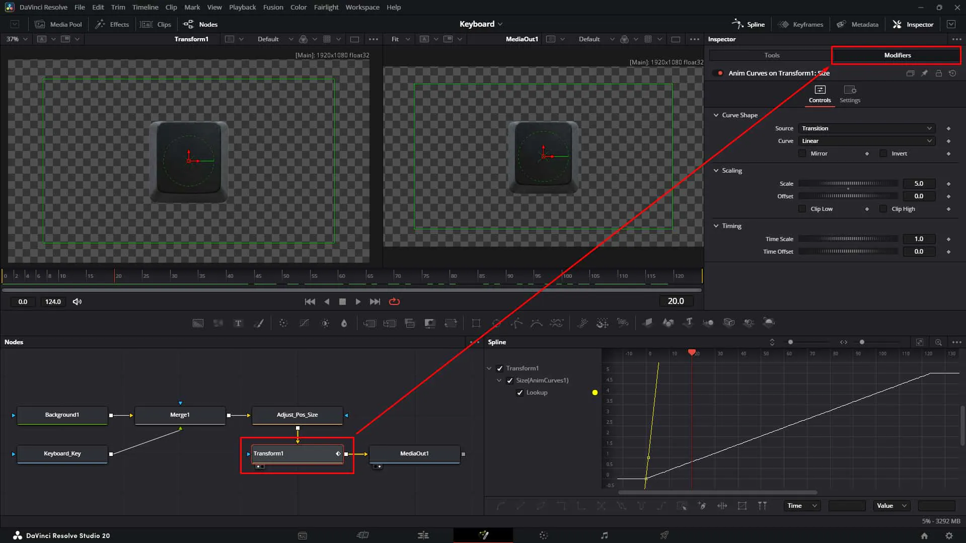 Check the Modifiers of Anim Curves