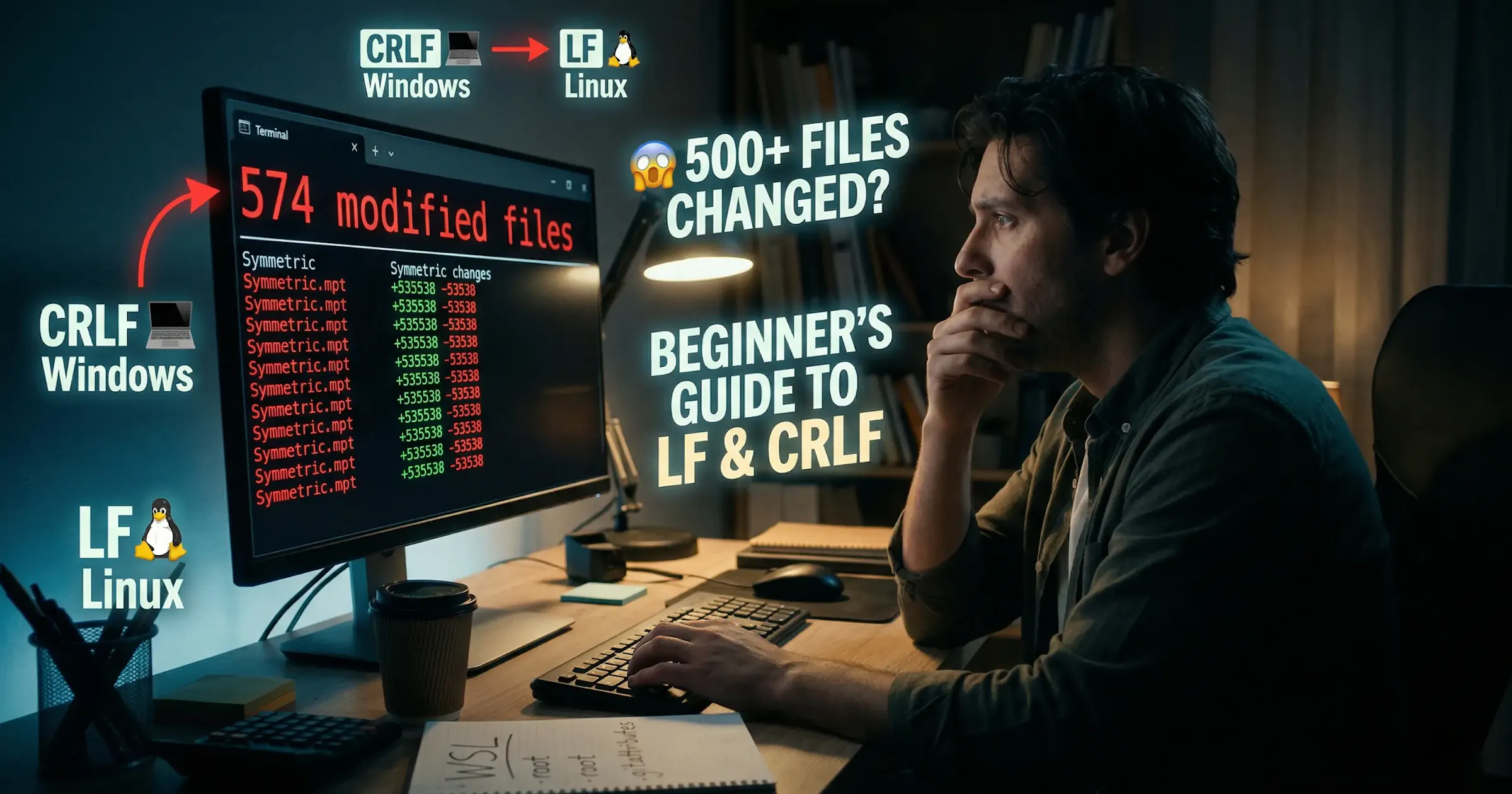 The Modified Files Why Git Shows 500+ Modified Files When You Changed Nothing| Sabbirz | Blog