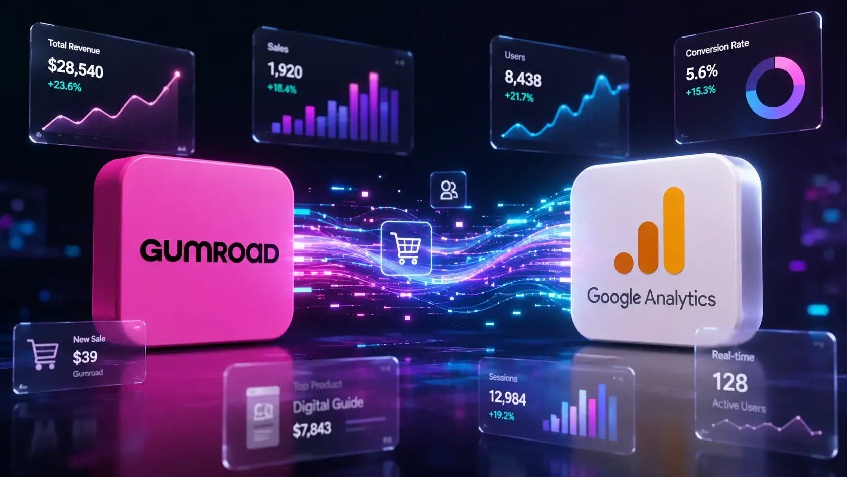 gumroad connect to google analytics
