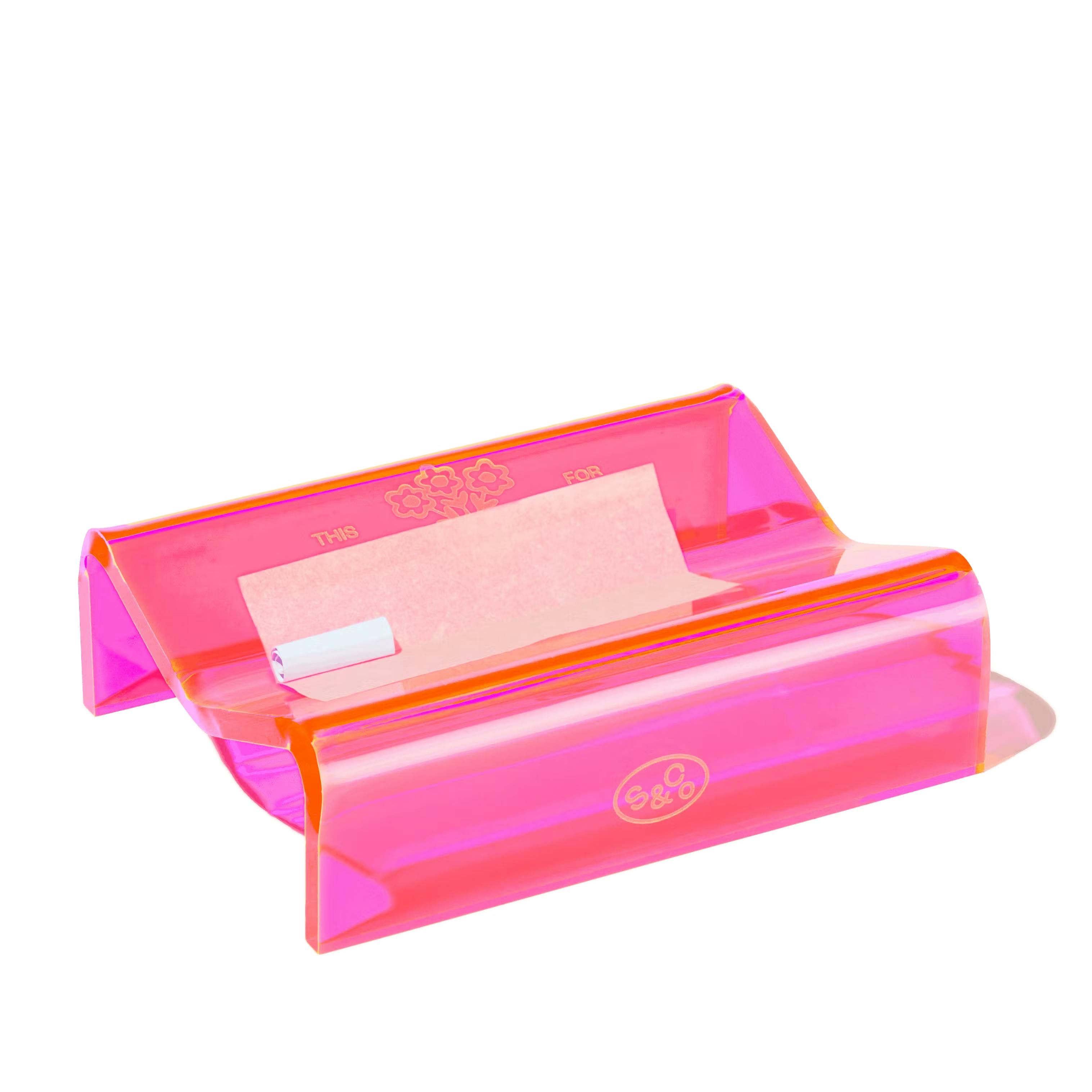 Pink Jelly Rolling Stand